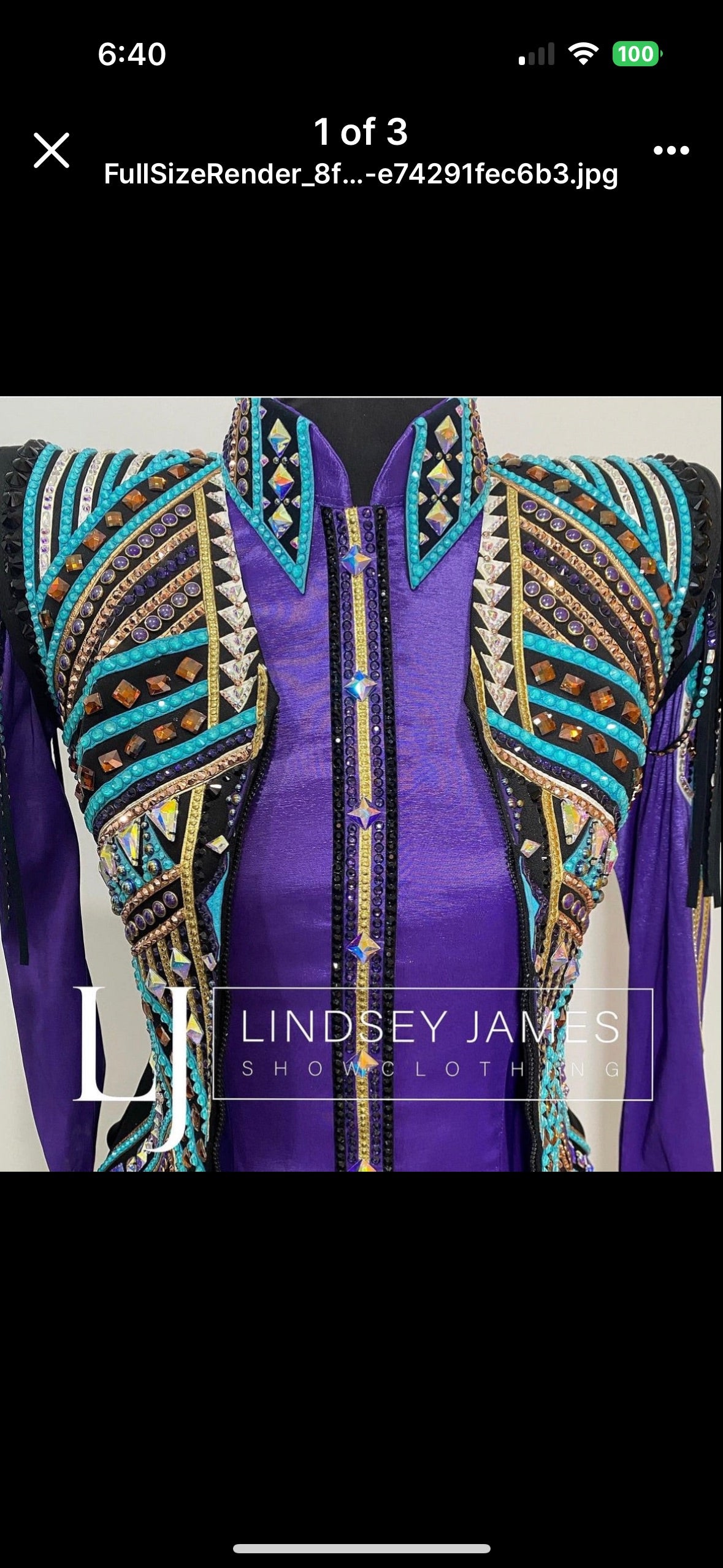 Boléro Showmanship Western Avec Chemise Intégrée - Lux Show Apparel - Neuf