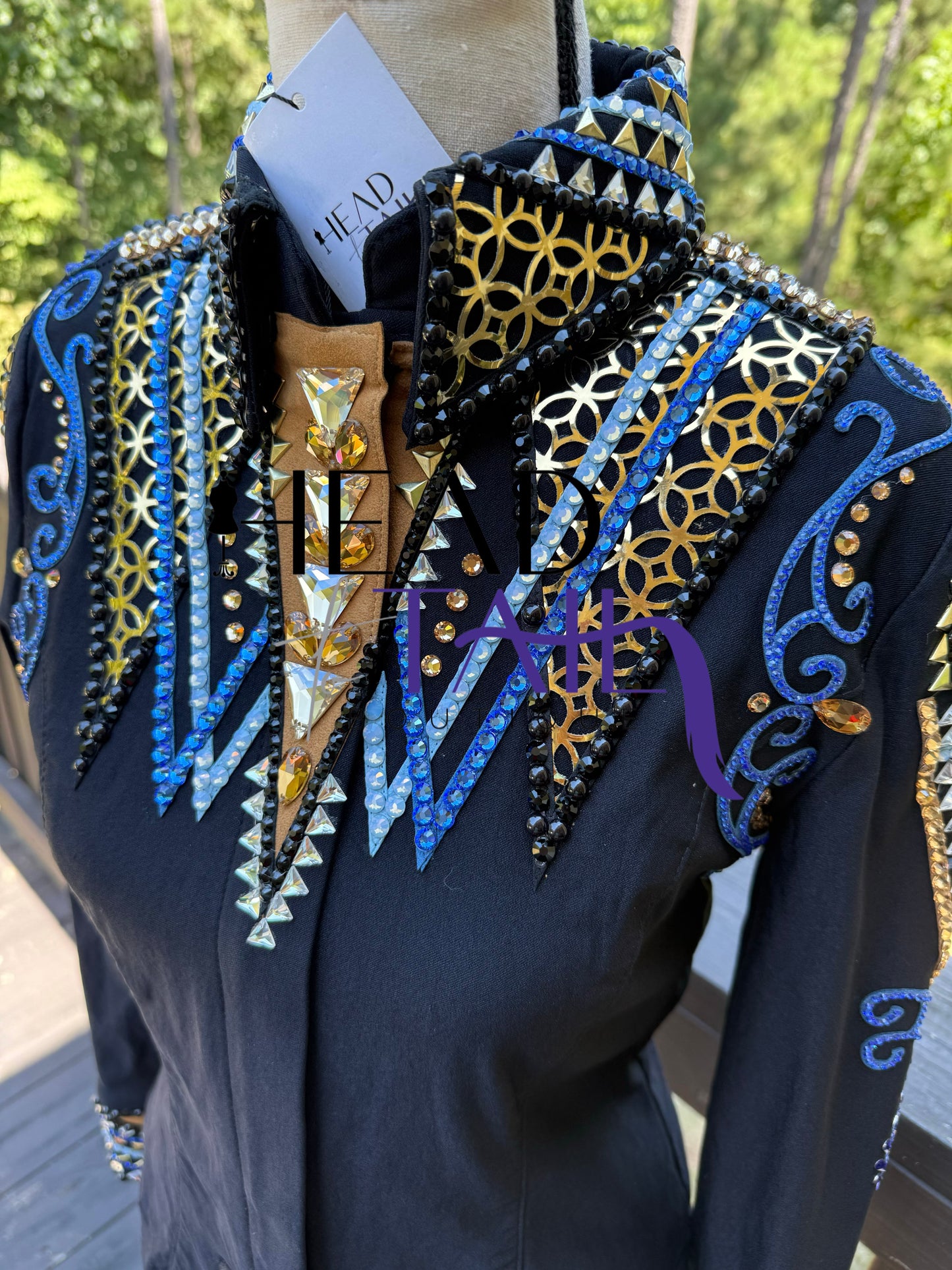 Kevin Garcia Originals Black, Gold & Blues Hsmp Shirt - Custom Piece APX 4