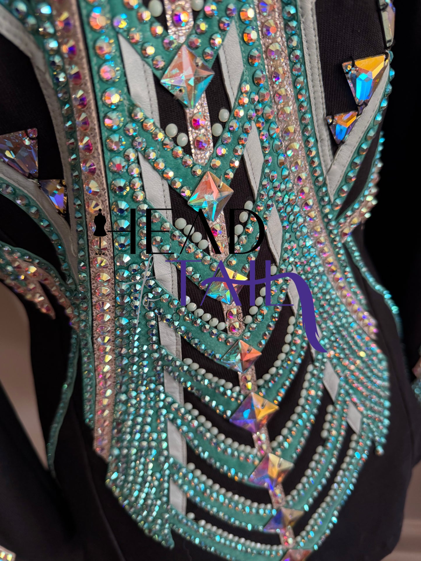 By Rachel Teal & Silver Showmanship Jacket - Small