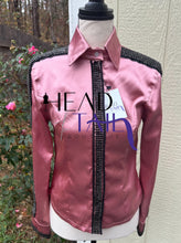 Load image into Gallery viewer, All That Pale Pink with Metallic Black Detailing - X-Small/Small - FINAL SALE
