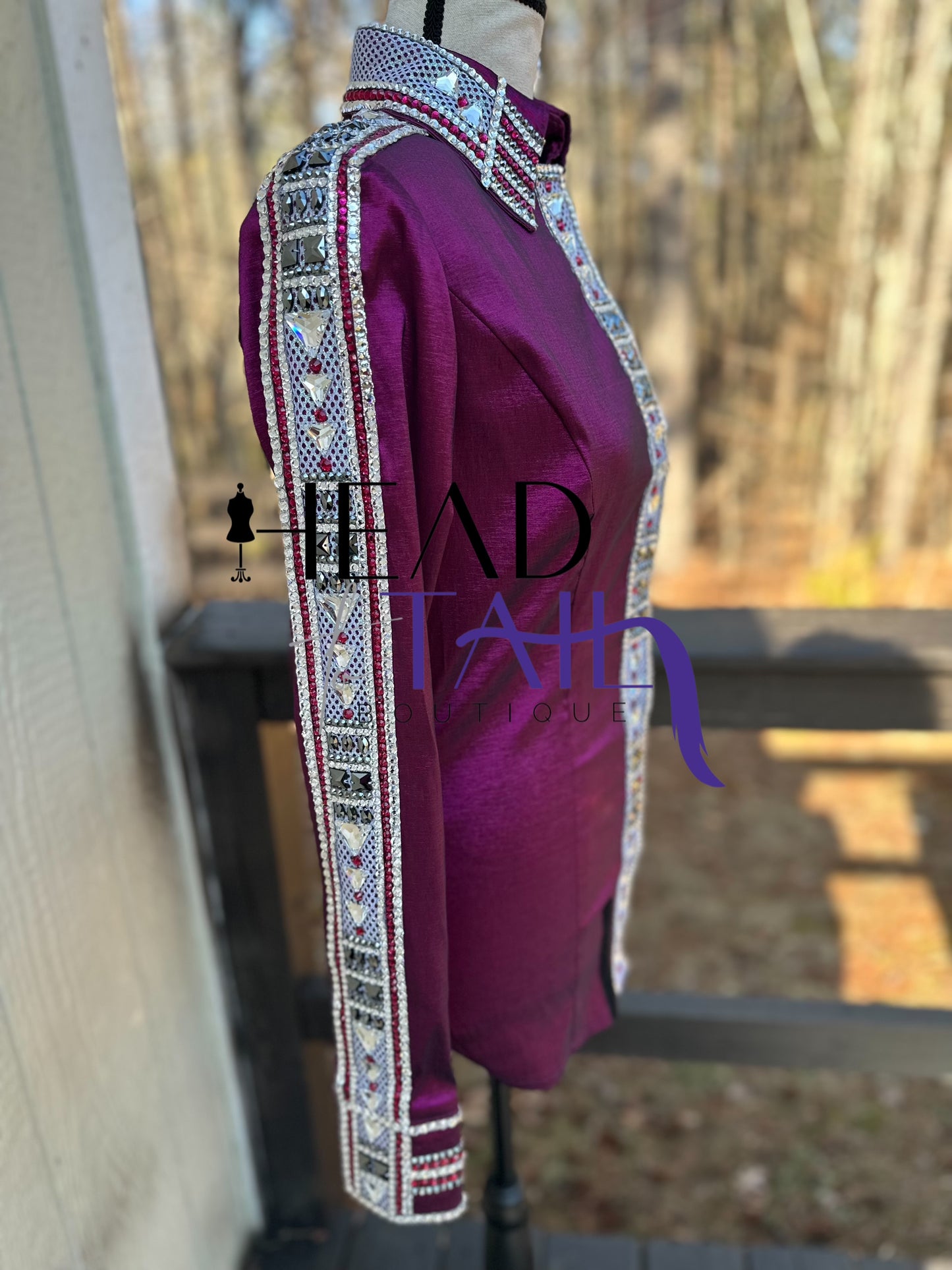 Kevin Garcia Originals Deep Raspberry w/ Full Sleeve - Custom Piece APX 6/8 TALL