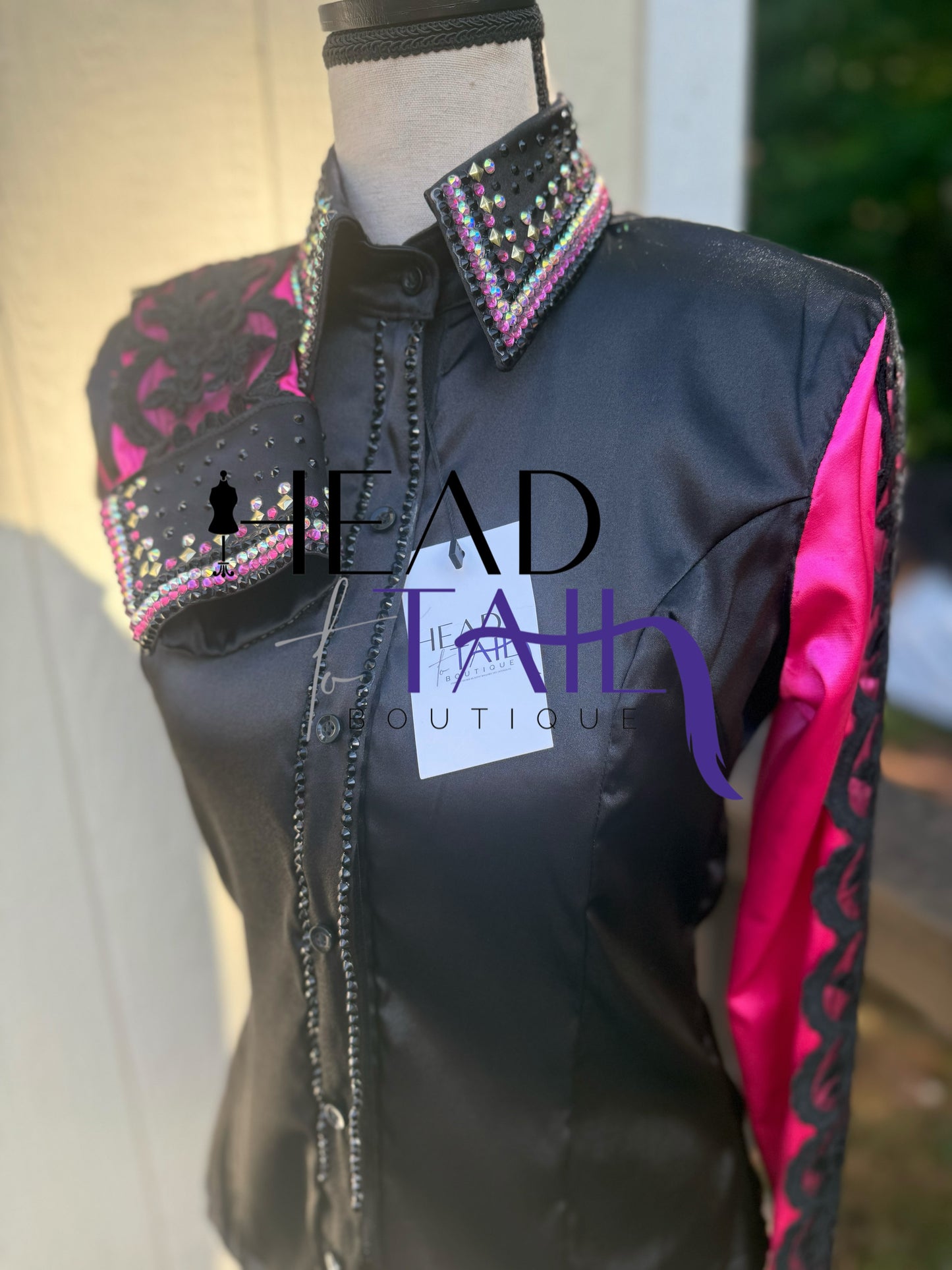 All That Pink with Black Lace - FINAL SALE