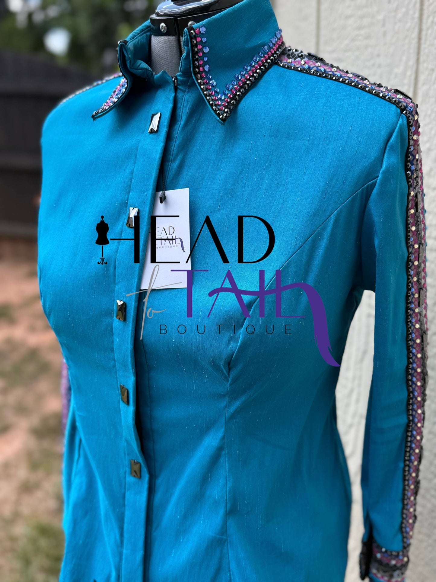 That’s Sew Christine Teal Day Shirt - Large - FINAL SALE