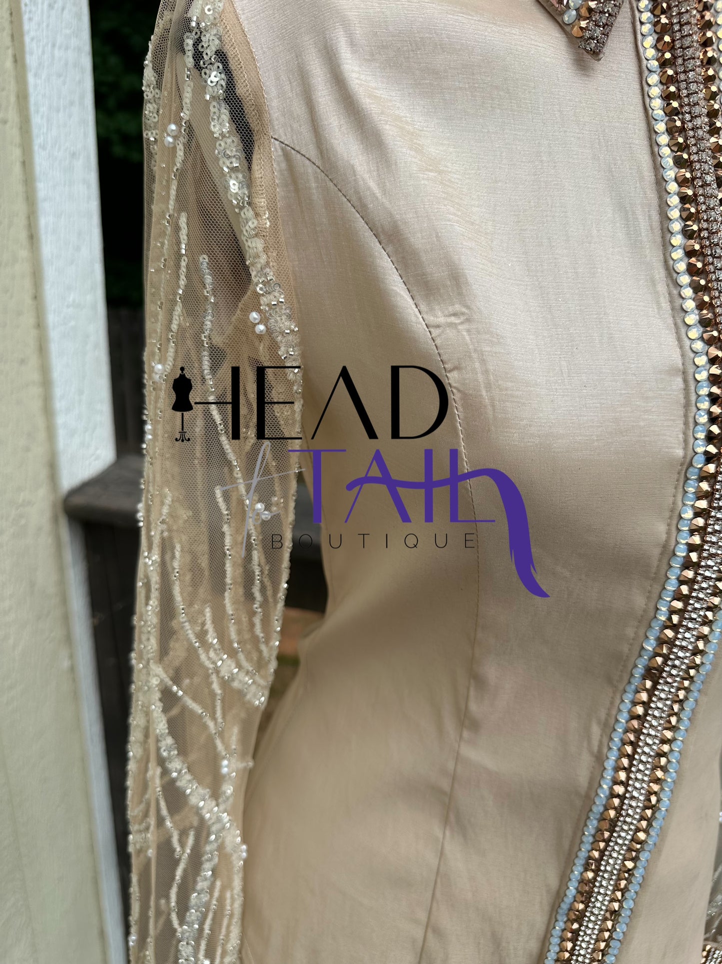 Unbridled Couture Nude w/ Rose Gold - Small/Medium