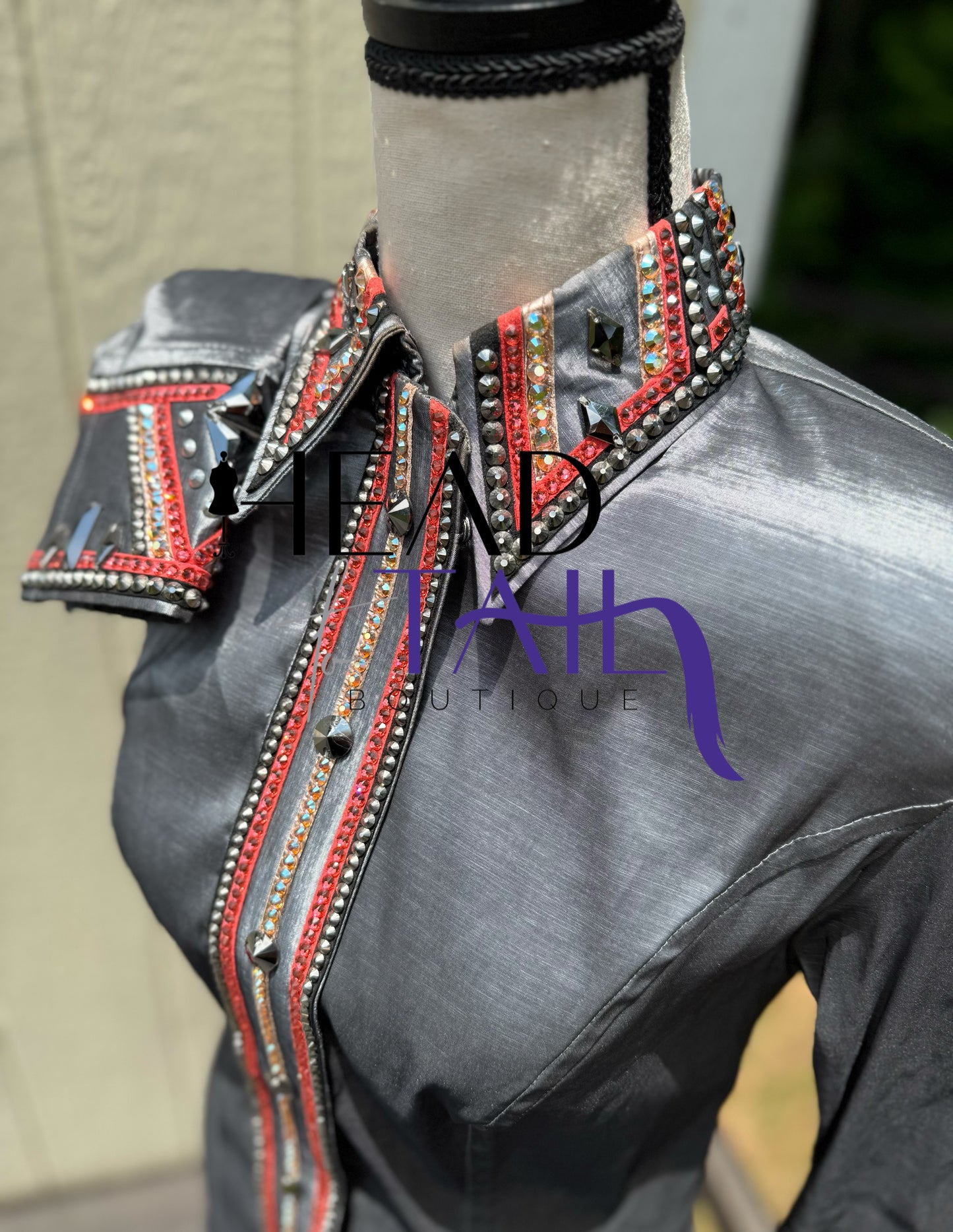 DC Custom Label Graphite & Coral - Small - FINAL SALE
