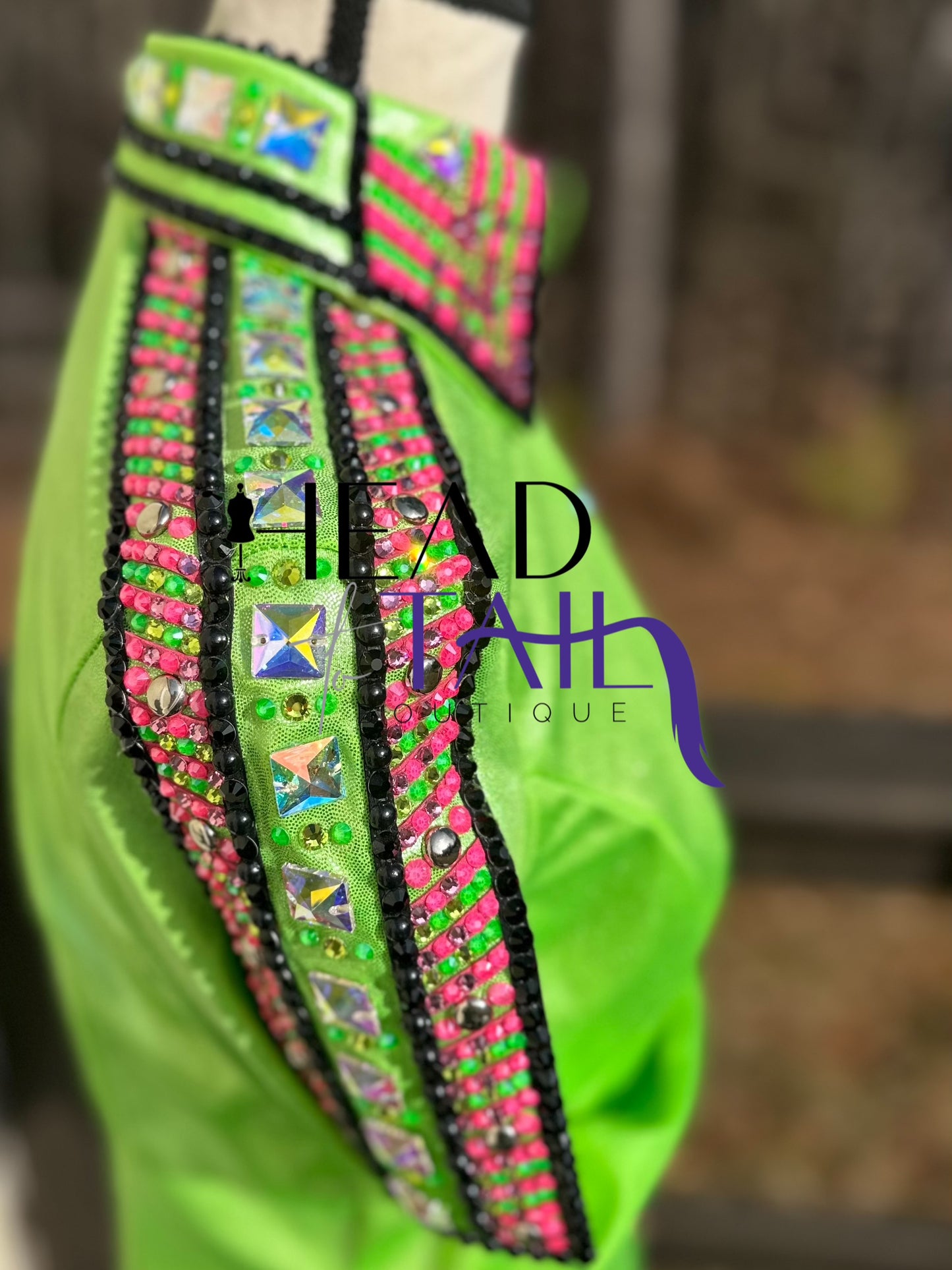 Kevin Garcia Originals Lime Green & Pink 1/2 Sleeve Day Shirt - Size: Custom Piece APX 6/8 SHORT