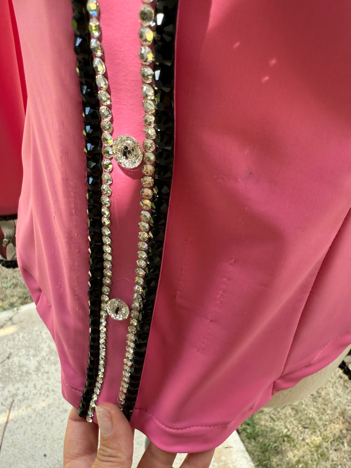 Kevin Garcia Originals Pink & Silver - Appx 4 - FINAL SALE
