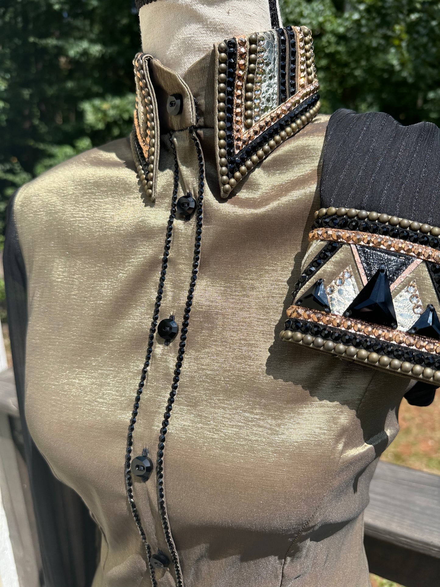 Sonder Avenue Day Shirt with Sheer Sleeves - XS