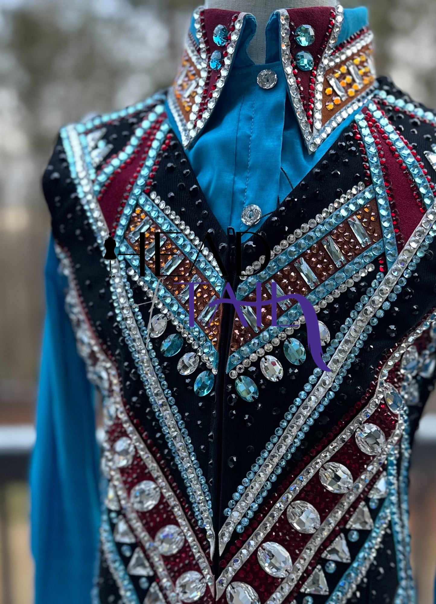 Kevin Garcia Originals Maroon, Turquoise, Orange, Silver Set - YOUTH