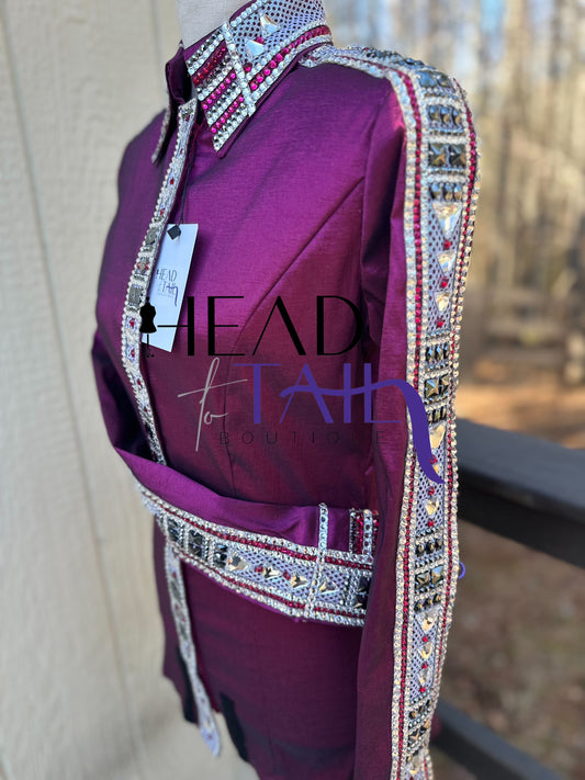 Kevin Garcia Originals Deep Raspberry w/ Full Sleeve - Custom Piece APX 6/8 TALL