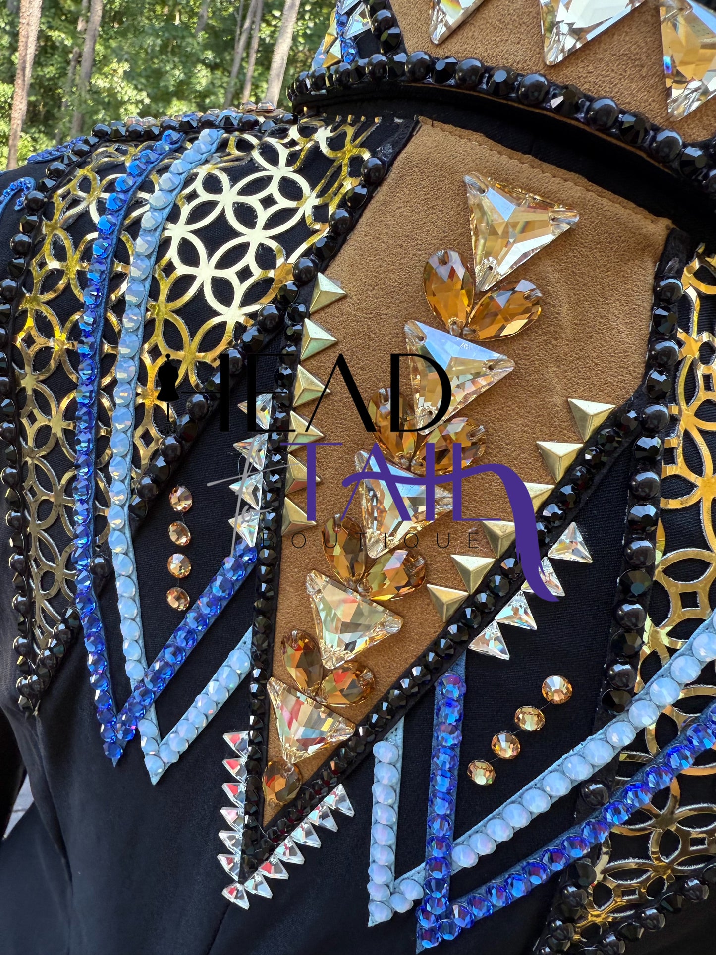 Kevin Garcia Originals Black, Gold & Blues Hsmp Shirt - Custom Piece APX 4