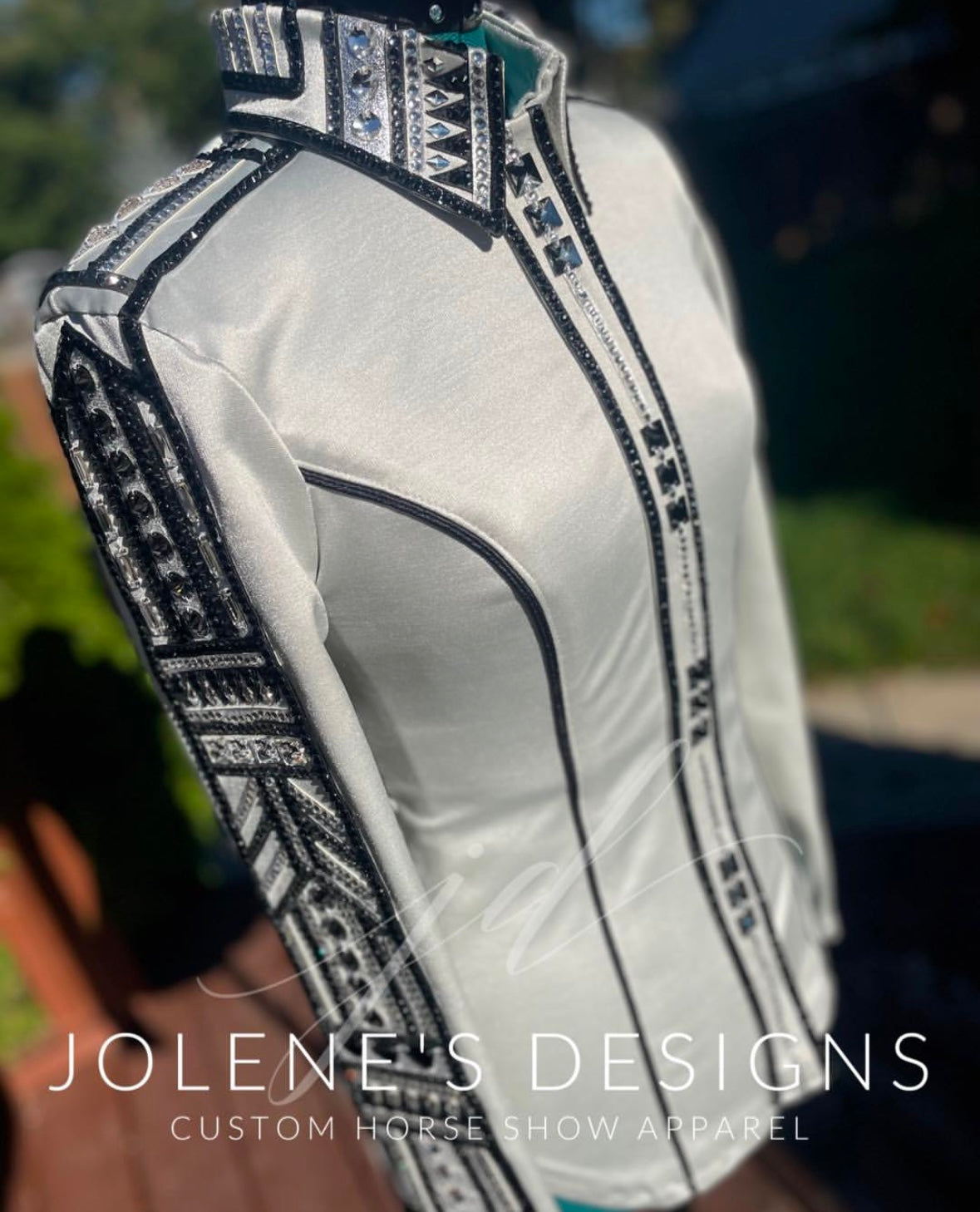 Jolene’s Designs Silver & Black Day Shirt