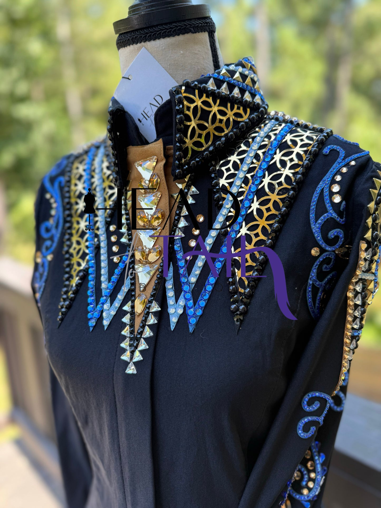 Kevin Garcia Originals Black, Gold & Blues Hsmp Shirt - Custom Piece APX 4