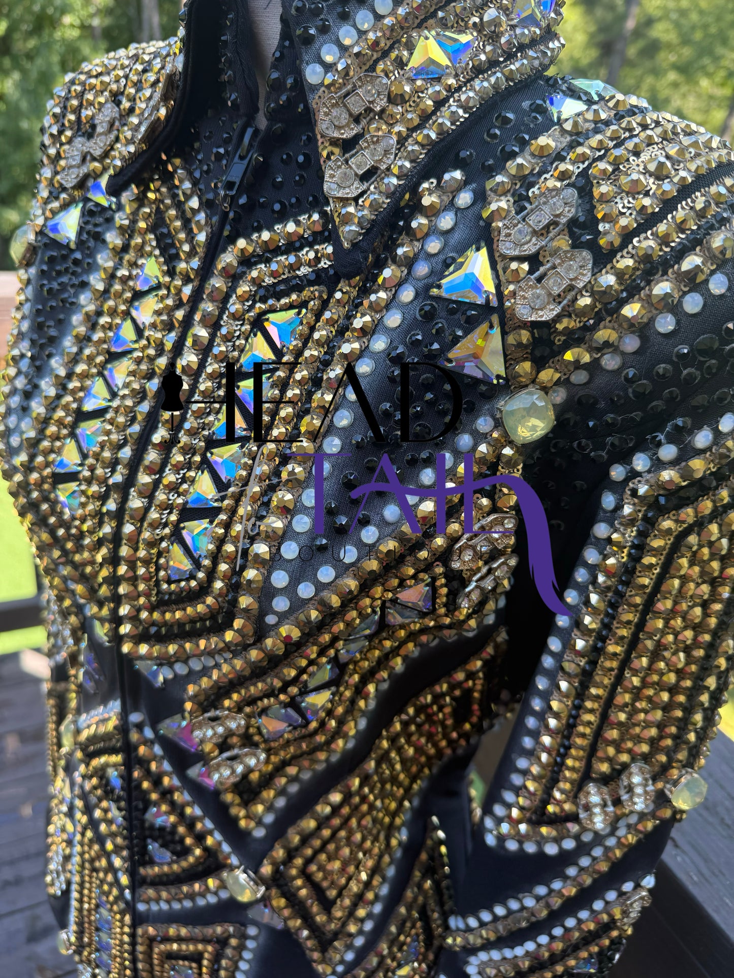 Trudy Black Label Black & Gold Showmanship Jacket - Small