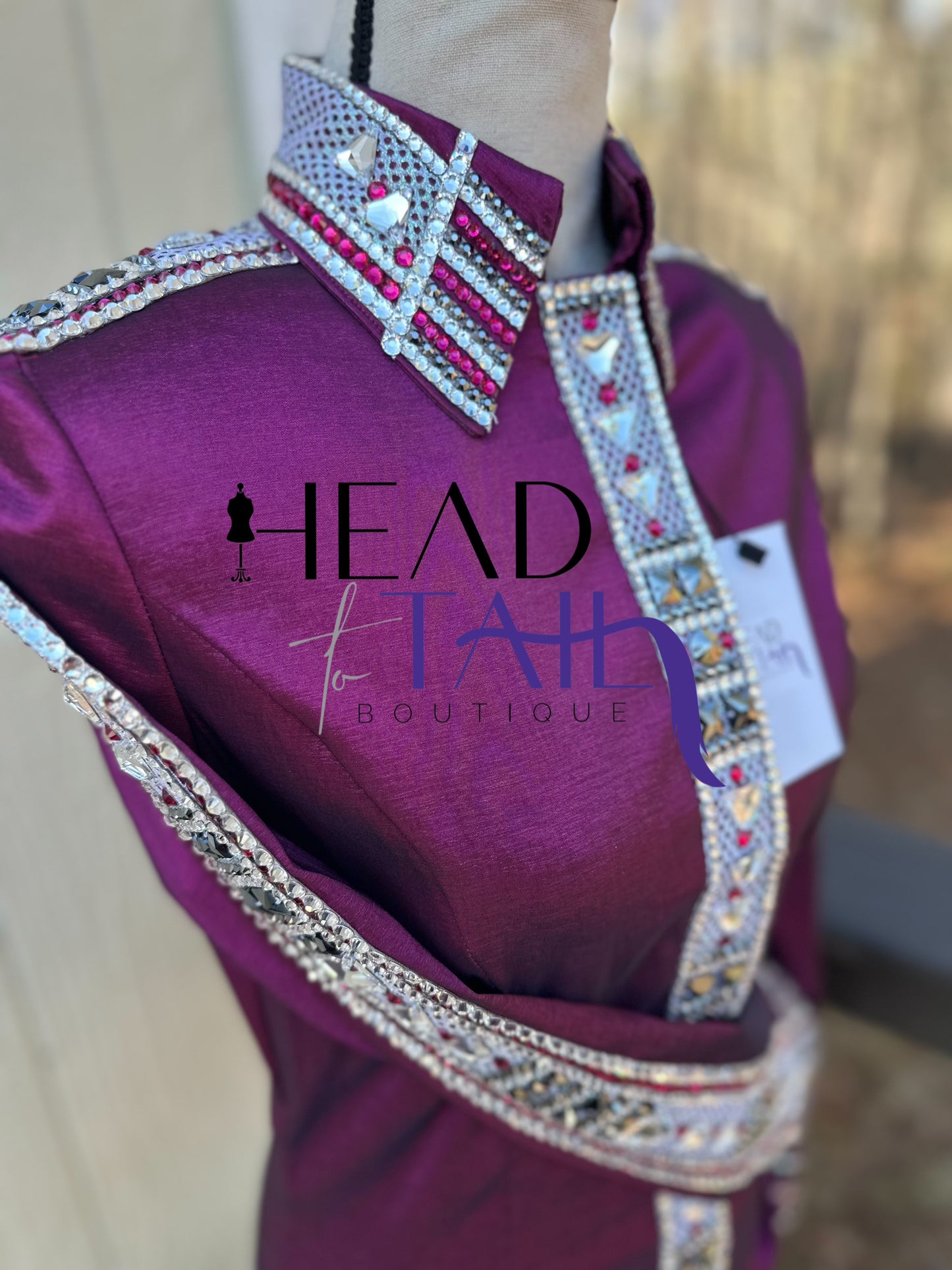 Kevin Garcia Originals Deep Raspberry w/ Full Sleeve - Custom Piece APX 6/8 TALL