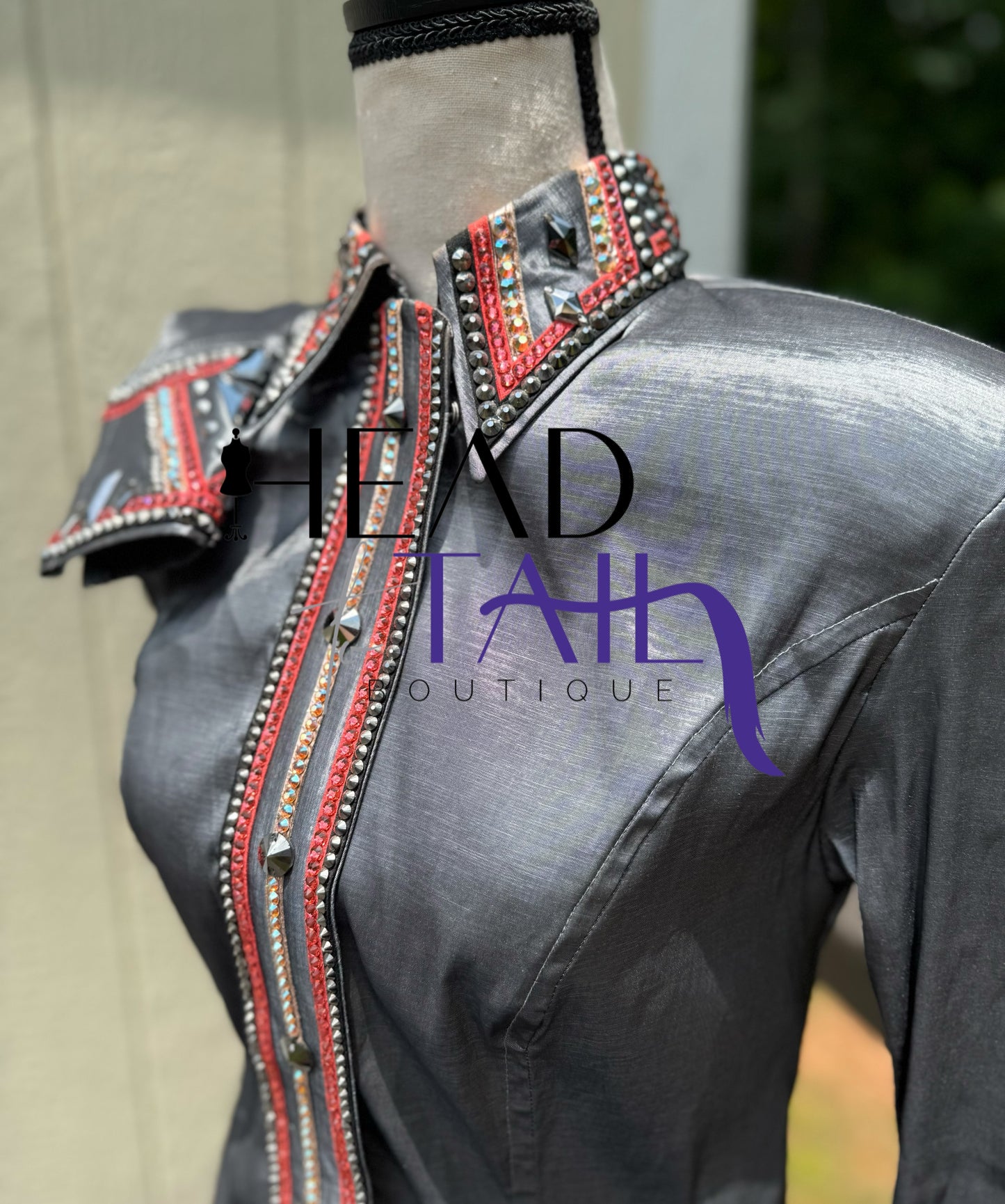DC Custom Label Graphite & Coral - Small - FINAL SALE