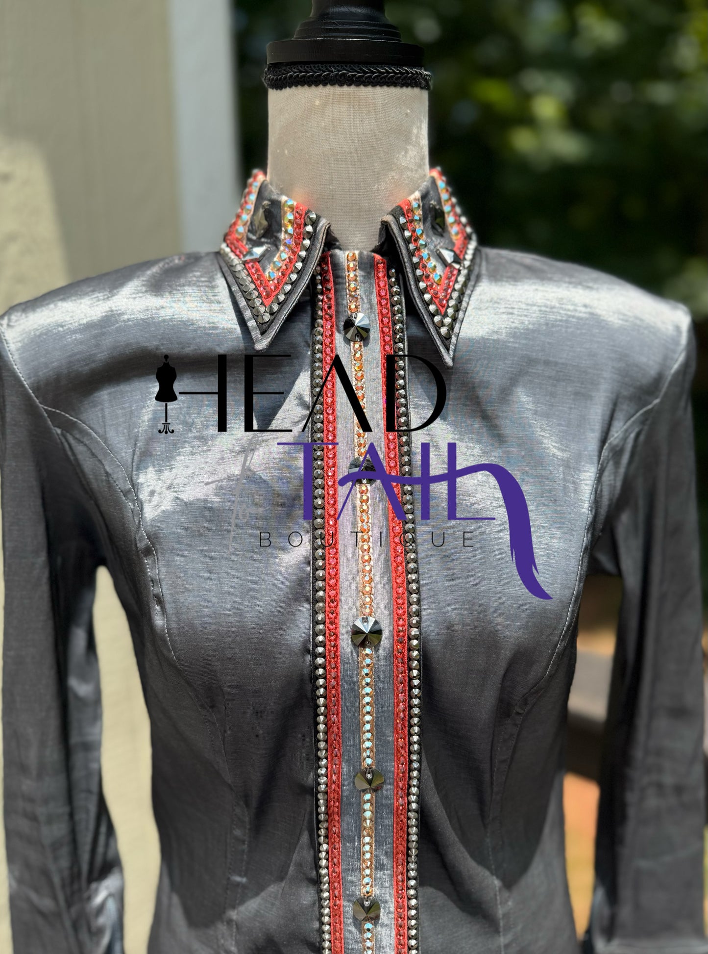DC Custom Label Graphite & Coral - Small - FINAL SALE