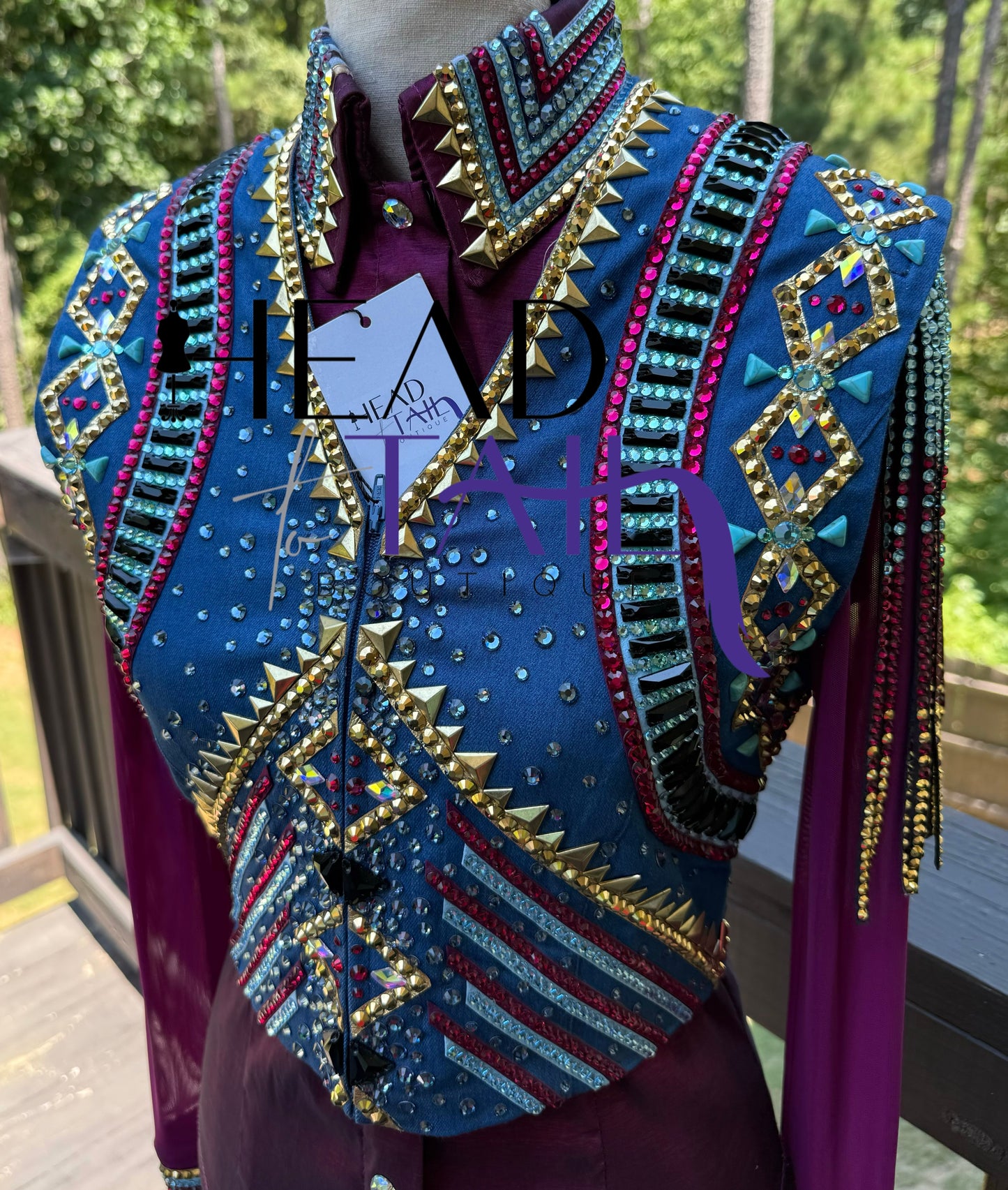 Kevin Garcia Originals Berry & Denim- Custom Piece APX 4 (Never Worn)