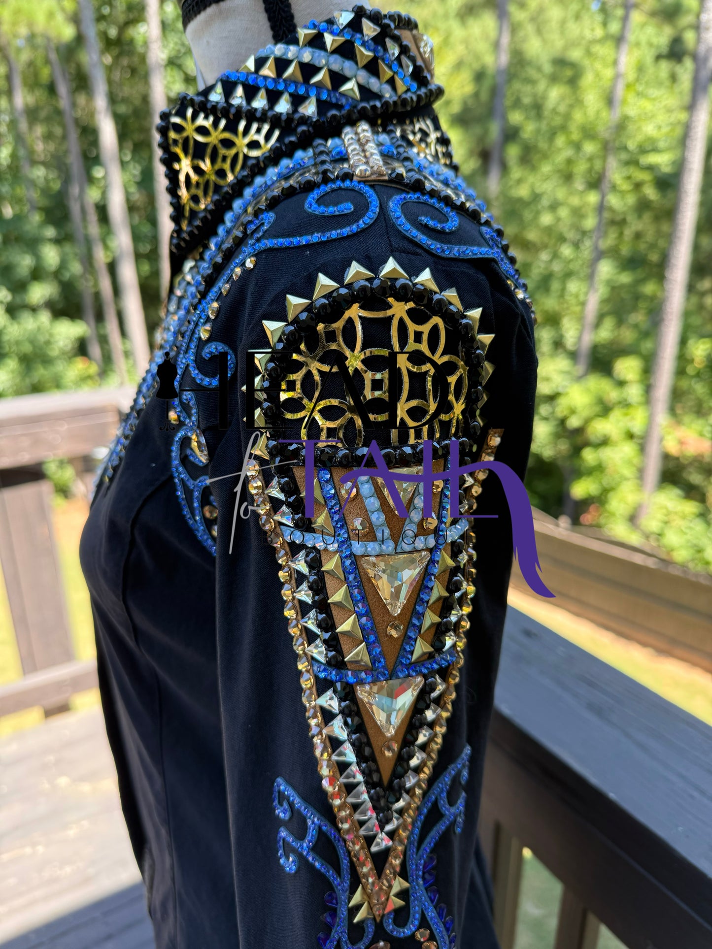 Kevin Garcia Originals Black, Gold & Blues Hsmp Shirt - Custom Piece APX 4