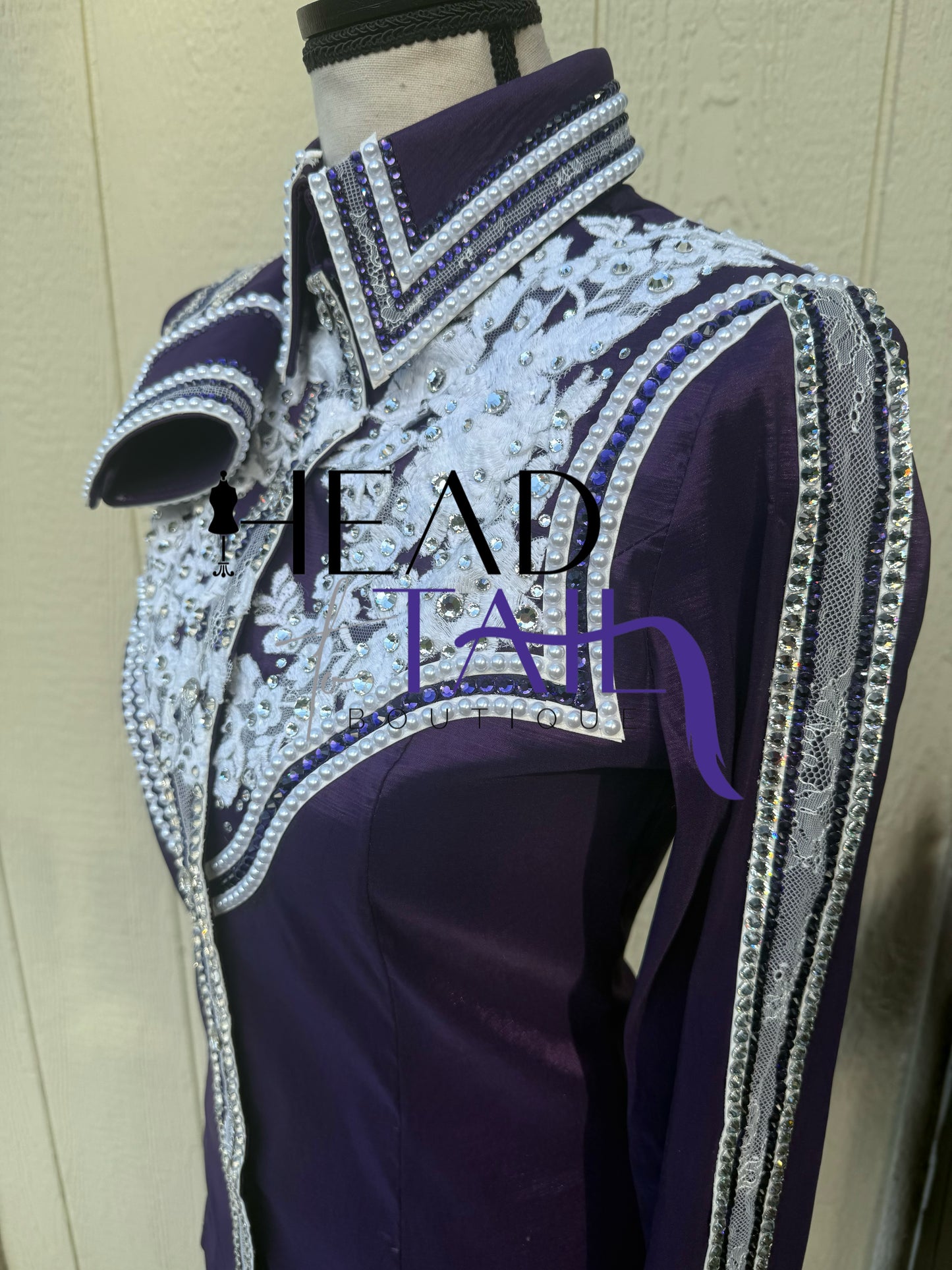 Kevin Garcia Originals Purple & Lace - Size 6