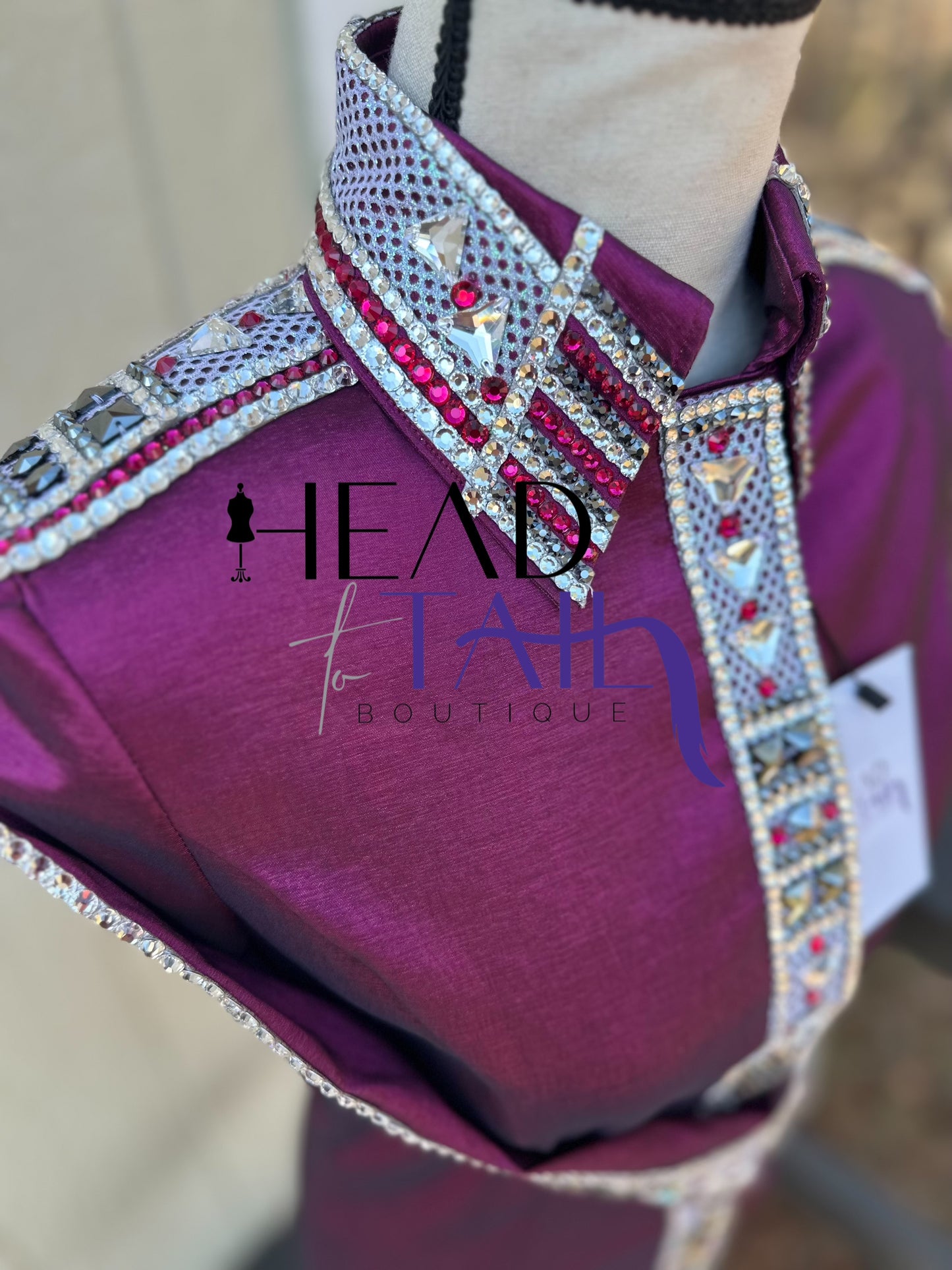 Kevin Garcia Originals Deep Raspberry w/ Full Sleeve - Custom Piece APX 6/8 TALL