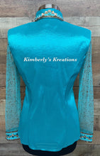 Load image into Gallery viewer, Coffman Show Clothing Tiffany Blue, Teal and Gold - Medium
