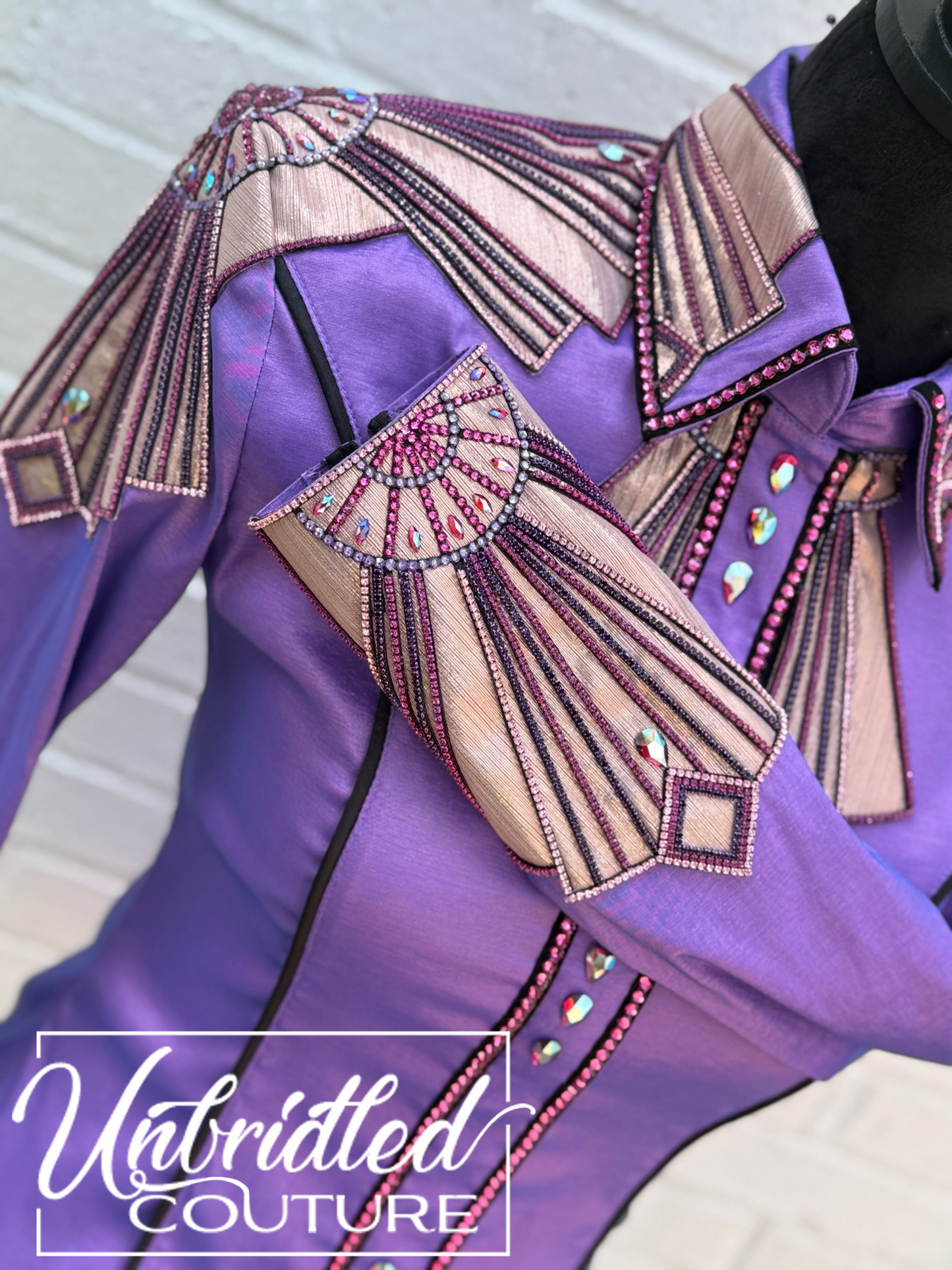 Unbridled Couture Cosmic Bloom Day Shirt - Medium