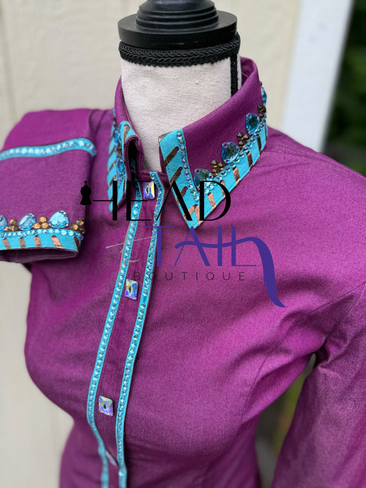Kevin Garcia Originals Berry, Teal & Copper - Size 2 FINAL SALE