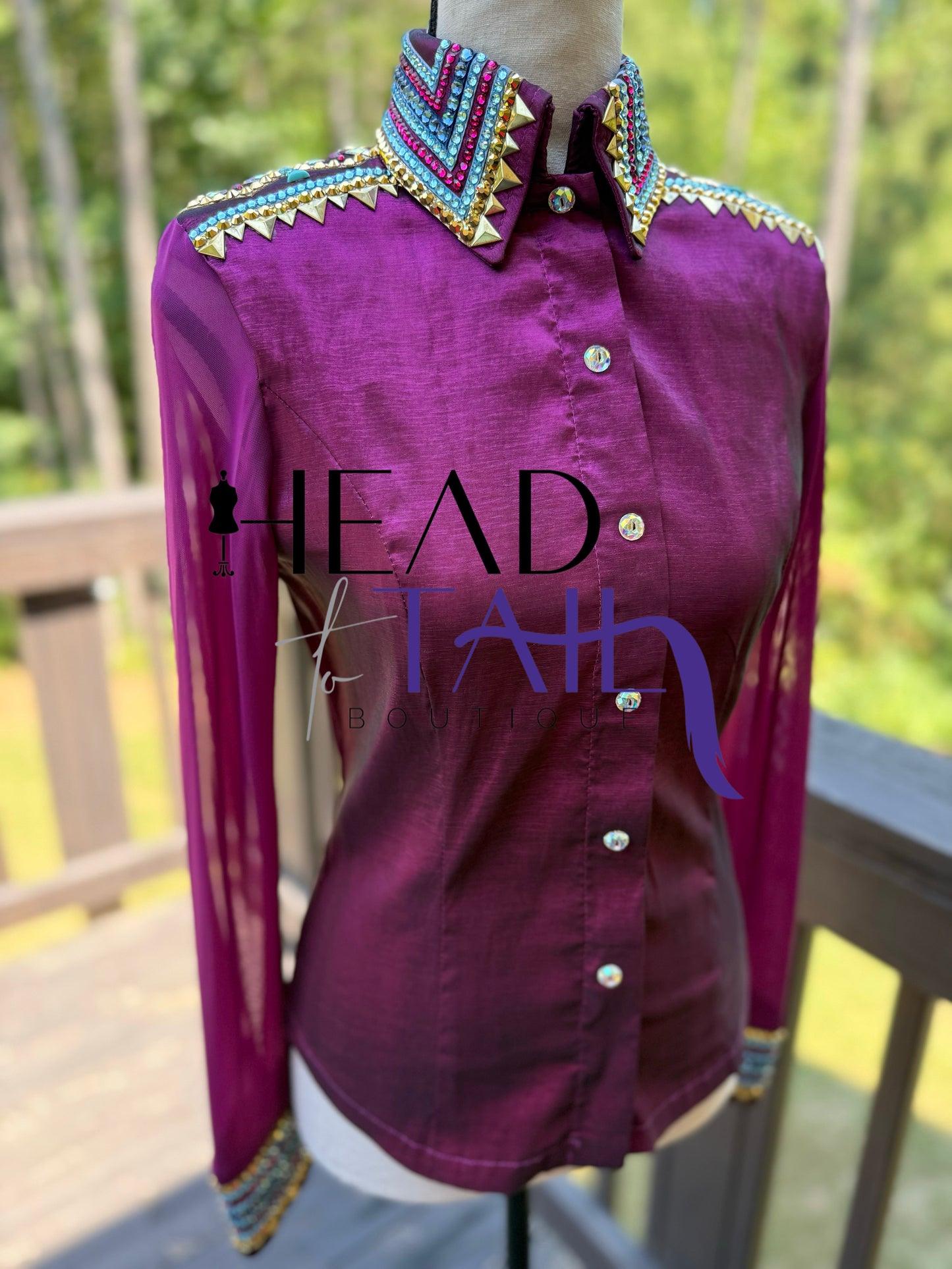 Kevin Garcia Originals Berry & Denim- Custom Piece APX 4 (Never Worn)