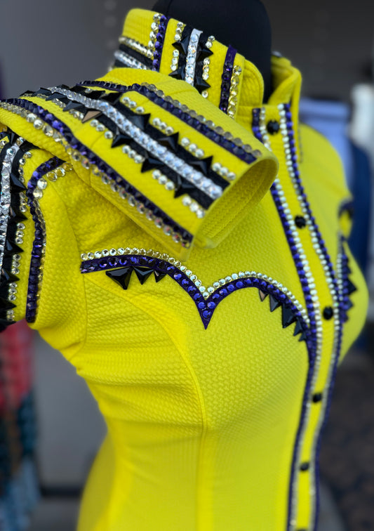 Kevin Garcia Originals Yellow, Black & Purple - Size 6/8