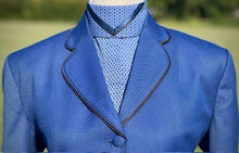 Load image into Gallery viewer, Blue w/Blue &amp; Black Dots: 2 Collars - Size 38
