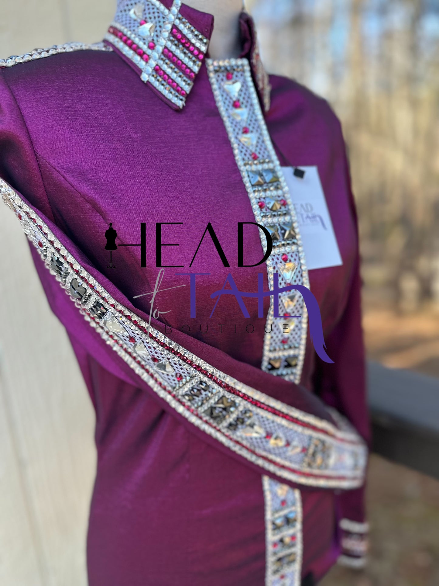 Kevin Garcia Originals Deep Raspberry w/ Full Sleeve - Custom Piece APX 6/8 TALL