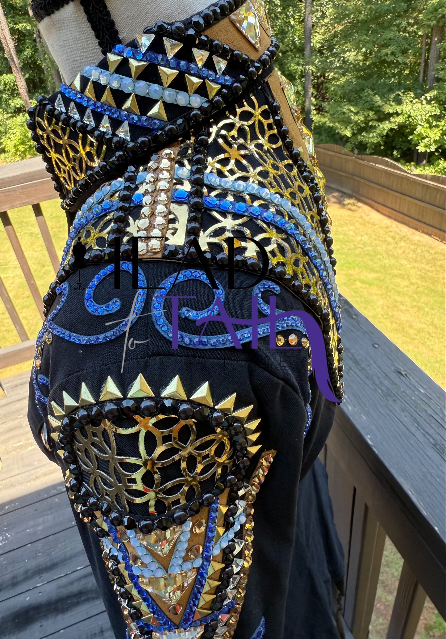 Kevin Garcia Originals Black, Gold & Blues Hsmp Shirt - Custom Piece APX 4