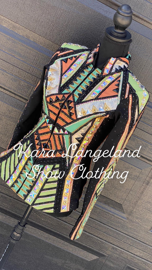 Kara Langeland Show Clothing Tropical Showmanship Jacket - XSmall/Small