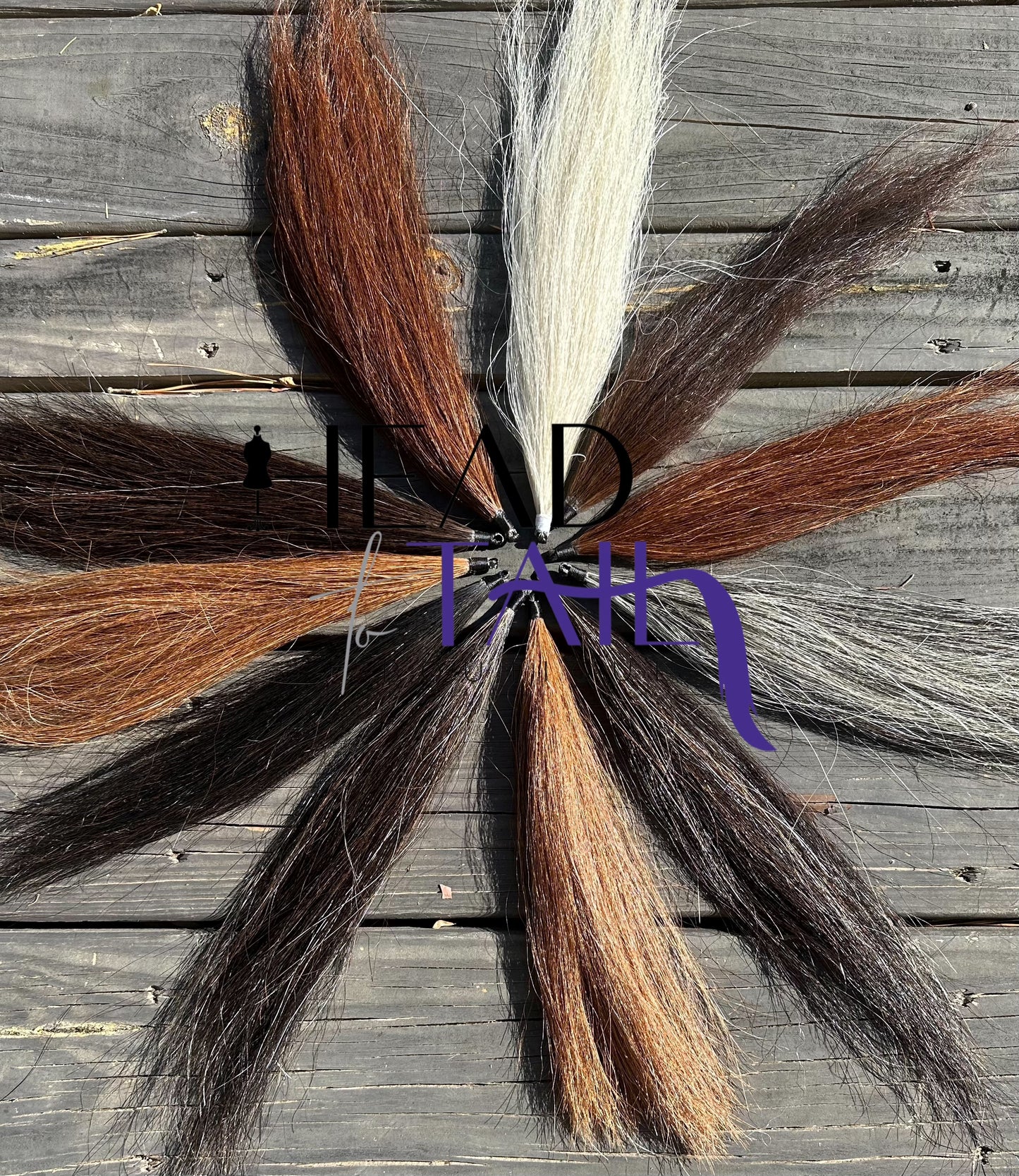 Forelock Extensions - Check out our NEW Pull Through option!