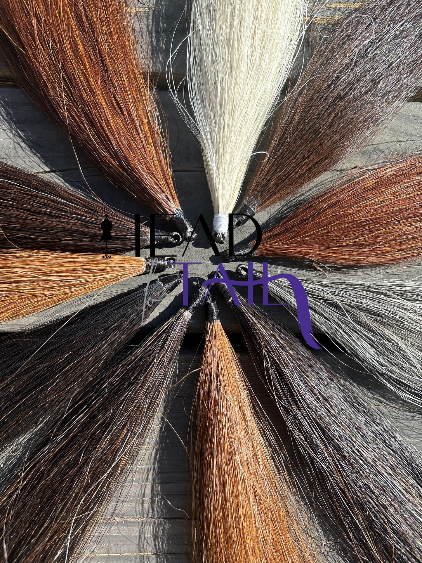 Forelock Extensions - Check out our NEW Pull Through option!