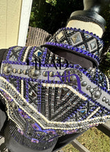 Load image into Gallery viewer, Ultimate Show Apparel by Diane Olsen Purple, Gray &amp; Silver Bolero

