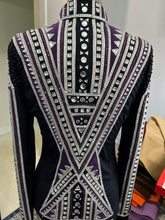 Load image into Gallery viewer, Holly Taylor Designs Purple &amp; Silver Showmanship Jacket
