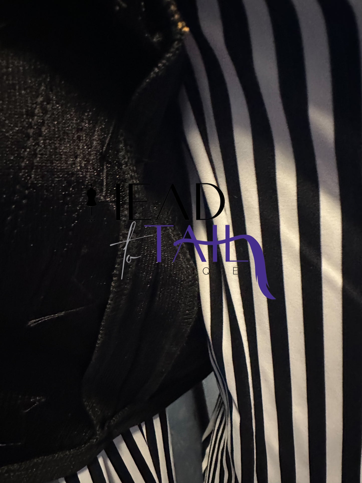 Kevin Garcia Originals Black, Gold & White Bolero + Day Shirt (Never Worn) - Size 4