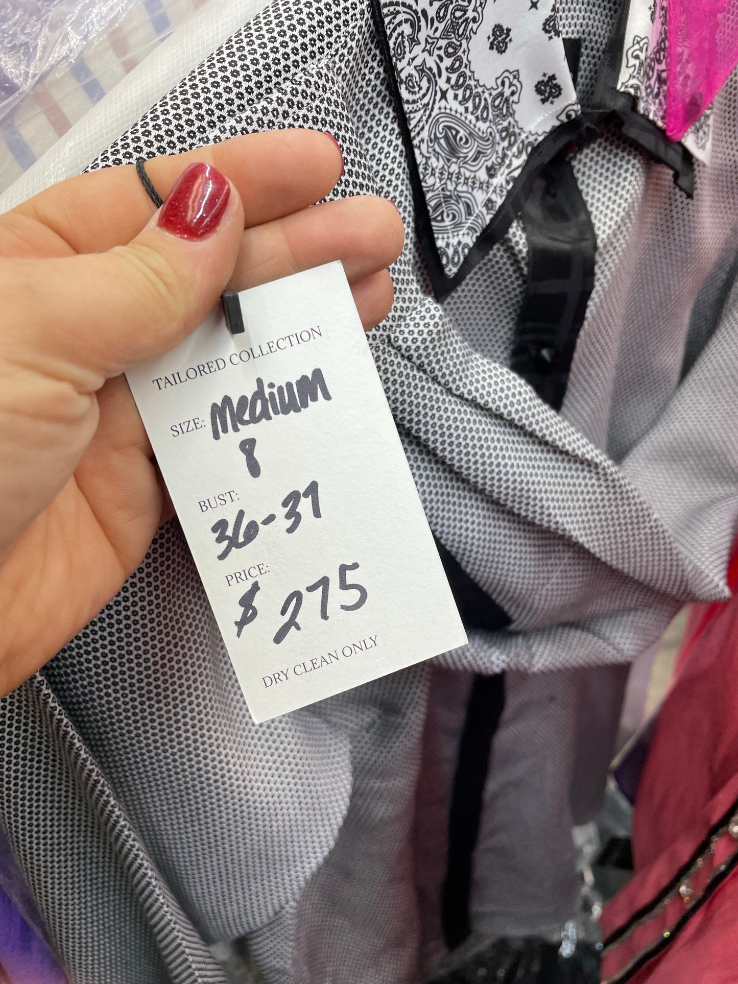 HouseWear Tailored Collection Black & White Day Shirt - Medium