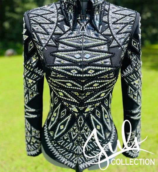 Juls Collection Black & Silver Jacket- Small
