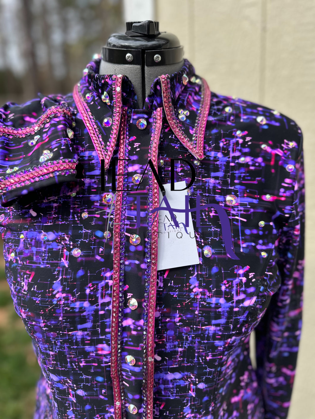 Jolene's Design Purple, Pink & Black Day Shirt - 2X - FINAL SALE