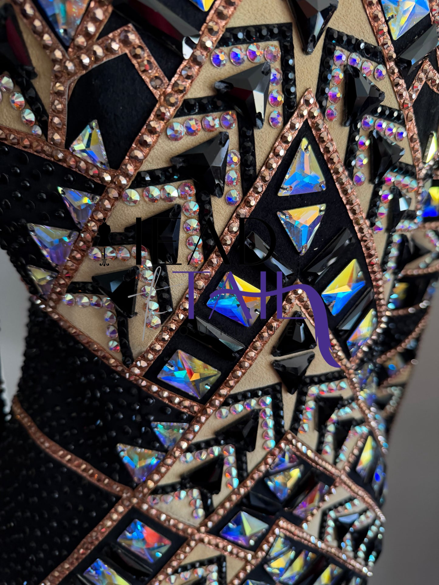 Lindsey James Show Clothing Black, Tan, Camel Showmanship Jacket - Small/Medium