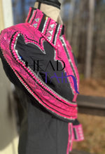 Load image into Gallery viewer, Kevin Garcia Originals Black &amp; Pink Snakeskin Yoke - Size: Custom Piece
