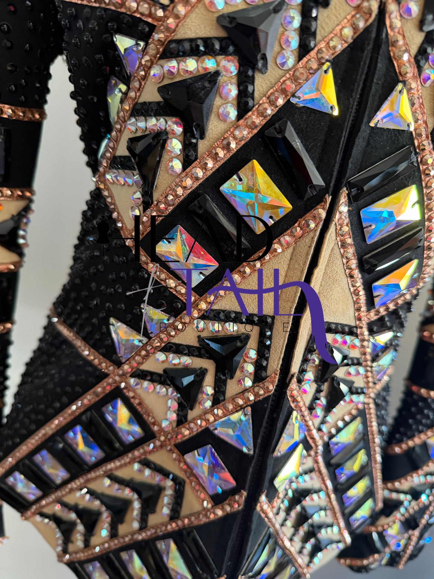 Lindsey James Show Clothing Black, Tan, Camel Showmanship Jacket - Small/Medium