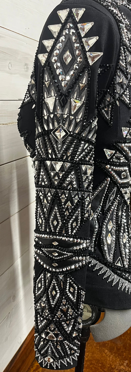 Juls Collection Black & Silver Jacket- Small
