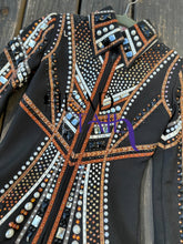 Load image into Gallery viewer, Dry Creek Designs Black, Copper &amp; White Jacket - YOUTH
