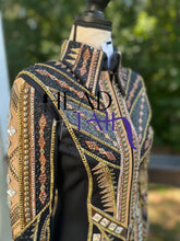 Load image into Gallery viewer, Sarah Longworth Black, Camel, Tan Showmanship Jacket - X-Small/Small
