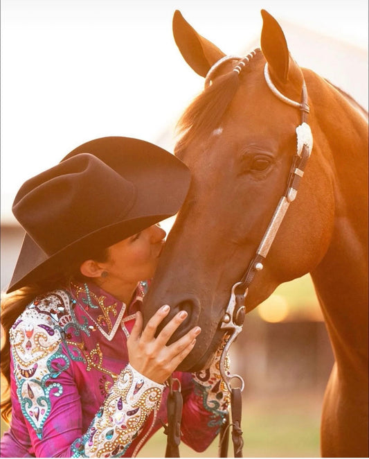 Royali Designed Pink, Purple, Teal & Gold Print Day Day Shirt - Small