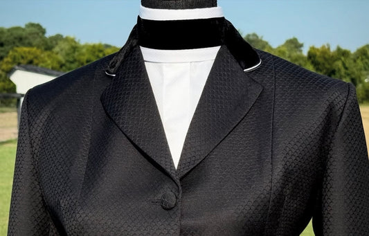 Boo Yah Black Print with Double Piping - Size 2